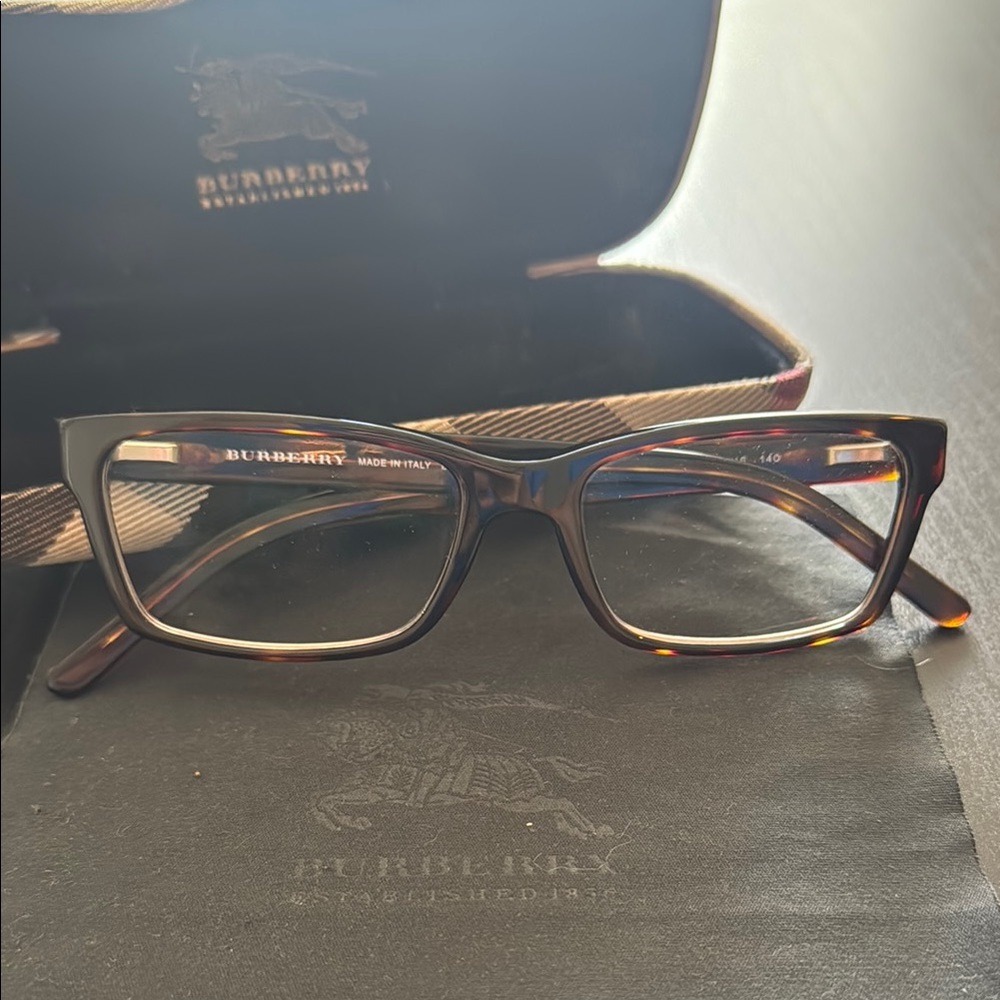 Burberry Tortoise Shell Eyeglasses